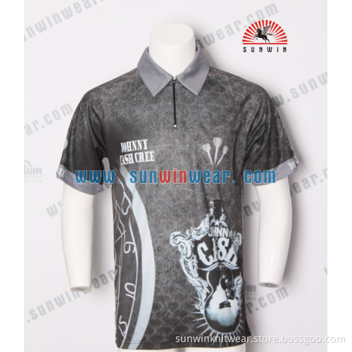 custom sublimation print dart shirts polo shirts
